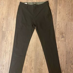 NWT Linksoul Chino Boardwalker golf pant Black 33x34